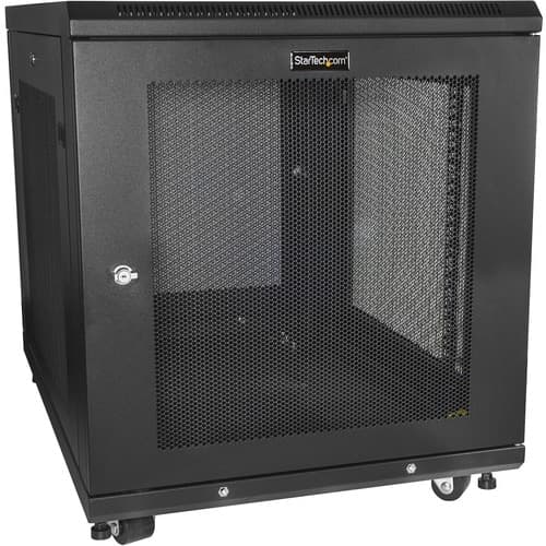 12U AV RACK CABINET 4 POST FLOOR STANDING IT CABINET ENCLOSURE