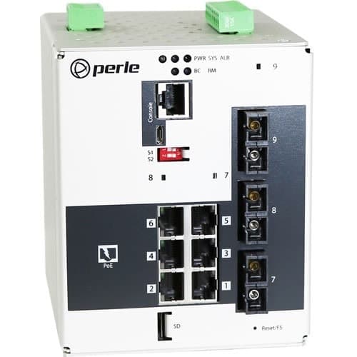 IDS-509F3PP6C2MD2SD20XT SWITCH 6POE SC 2XFE MM2K 1X SM20K XTMP