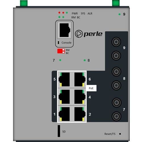 IDS-509G3PP6T2MD05SD70 SWITCH 6POE ST 2XGE MM.5K 1X SM70K CTMP