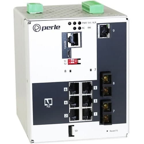 IDS-509G2PP6C2MD2 POE SWITCH 6POE 1GE 2XGE SC MM2K CTMP