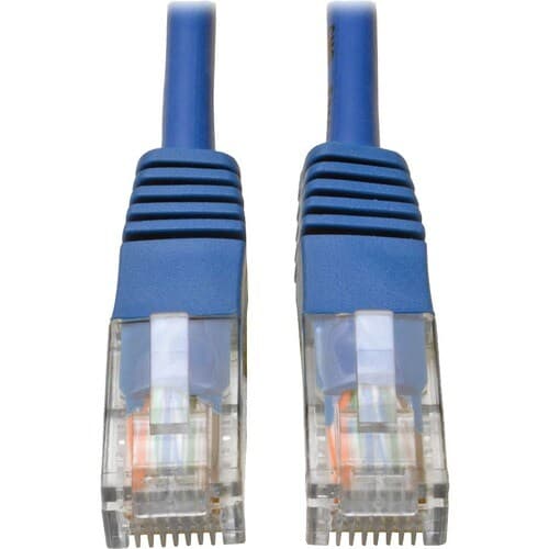 75FT CAT5E MOLDED PATCH CABLE BLUE 350MHZ UTP RJ45 M/M