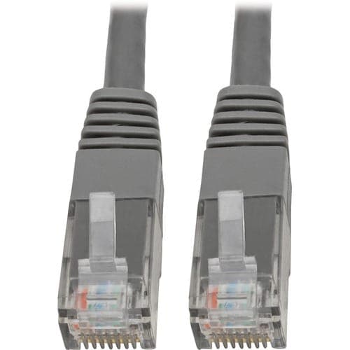 12FT CAT6 CAT5 PATCH CABLE RJ45 GIGABIT MOLDED M/M 550MHZ GRAY