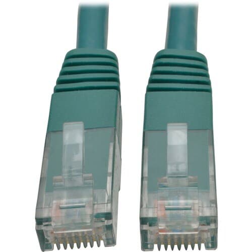 35FT CAT6 CAT5 PATCH CABLE RJ45 GIGABIT MOLDED M/M 550MHZ GREEN