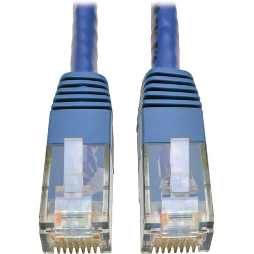 75FT CAT6 CAT5 PATCH CABLE RJ45 GIGABIT MOLDED M/M 550MHZ BLUE