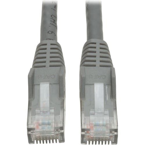 35FT CAT6 GRAY UTP GIGABIT SNAGLESS MOLDED M/M RJ45 PATCH CABL