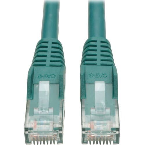 35FT CAT6 GREEN UTP GIGABIT SNAGLESS MOLDED M/M RJ45 PATCH CABL