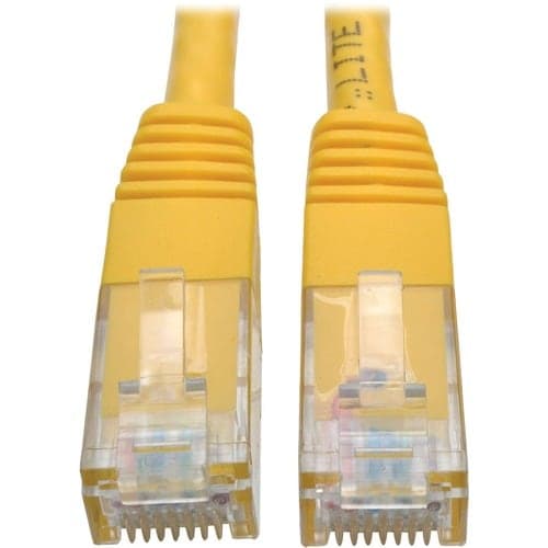 50FT CAT6 CAT5 PATCH CABLE RJ45 GIGABIT MOLDED M/M 550MHZ YELLOW