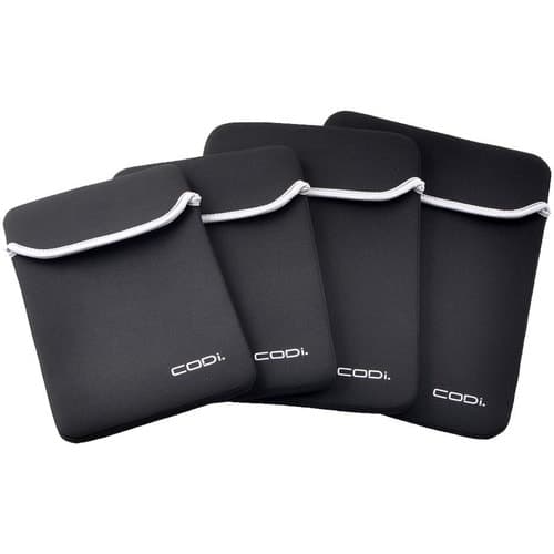 12 TABLET NEOPRENE SLEEVE BLACK 3.5MM NEOPRENE NO ZIPPER