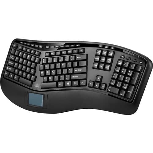 WRLS ERGO TOUCHPAD KEYBOARD 20 INT/MM HOT KEYS GLIDEPOINT TP