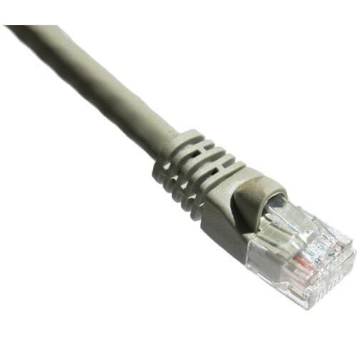 CAT6A S/FTP 650MHZ PATCH CABLE MOLDED BOOT GRAY