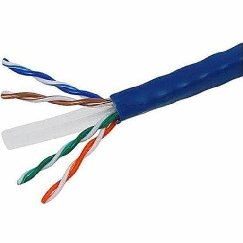 1000FT CAT6 BLUE 24AWG NETWORK UTP SOLID CABLE 350MHZ LIFE WARR
