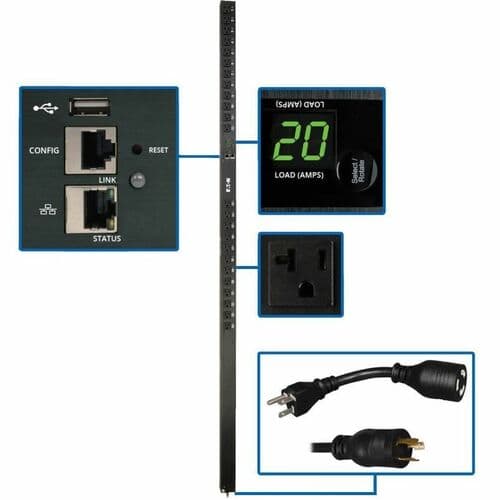 PDUMV20NETLX PDU SWITCHED 120V 24 5-15/20R 1.9KW LX PLATFORM