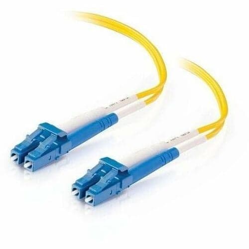 1M FIBER OPTIC SMF LC/LC 9/125 DUPLEX PVC PATCH CABLE