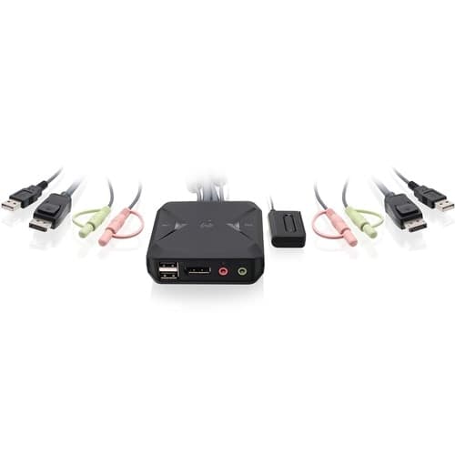 2PORT USB DISPLAYPORT CABLE KVM SWITCH