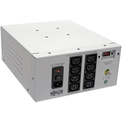 ISOLATION TRANSFORMER HOSPITAL DUAL-VOLTAGE 115/230V 1000W 8 C13