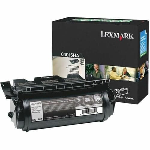 BLACK HIGH YIELD PRINT CART FOR T64X RETURN PROGRAM 21K PAGE YIELD