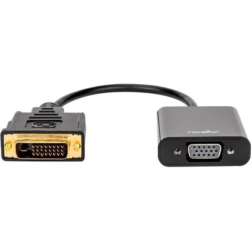 6IN DVI-D TO VGA ACTIVE ADATPER 1920X1200 RES DVI-D MALE VGA FEMALE