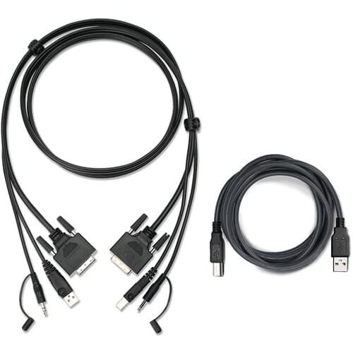 6SINGLE VIEW DUAL-LINK DVI KVM USB CABLE KIT TAA COMPLIANT