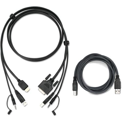 6SINGLE VIEW DUAL-LINK HDMI TO DVI KVM USB CABLE KIT TAA COMPLIANT