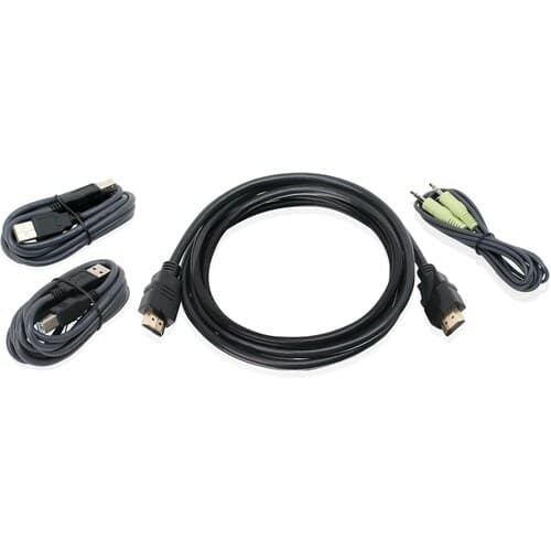 6SINGLE VIEW HDMI USB KVM CABLE SET WITH AUDIO TAA COMPLIANT