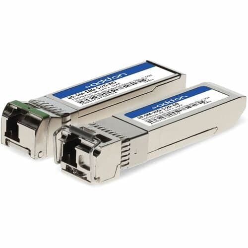 ADDON MSA AND TAA COMP XCVR 10 PAIR TAA 10G-BX LC SMF SFP+ XCVR