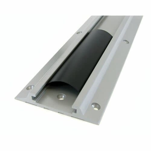 42IN WALL TRACK ALUMINUM WITH CHANNEL COVER/MNT HARDWARE NOT INCL