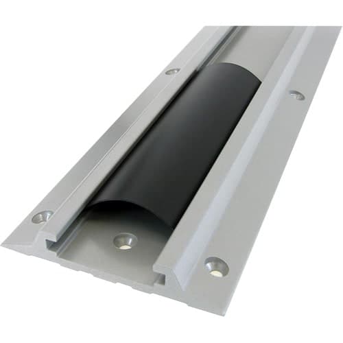 42IN WALL TRACK ALUMINUM WITH CHANNEL COVER/MNT HARDWARE NOT INCL