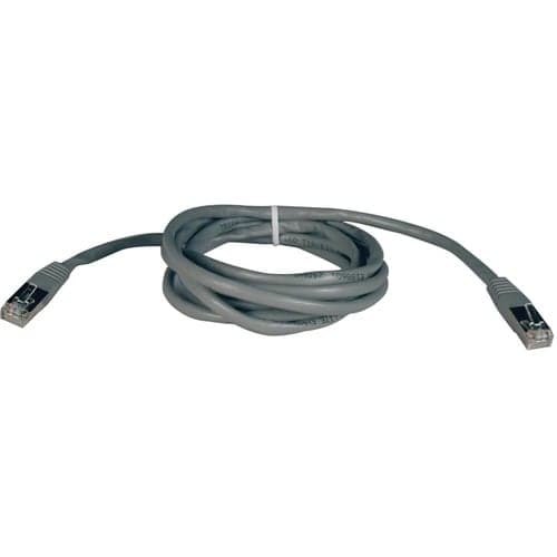 50FT CAT5E PATCH CABLE GRAY MOLDED SHIELDED STP RJ45 M/M 350MHZ