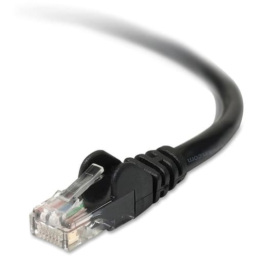 10FT CAT6 SNAGLESS PATCH CABLE RJ45M/RJ45M BLACK