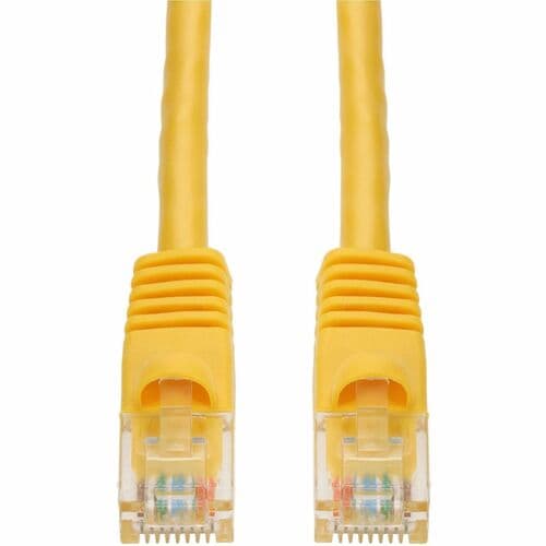 100FT YELLOW CAT6A UTP PVC SNAGLESS BUBBLE BOOT PATCH CBL