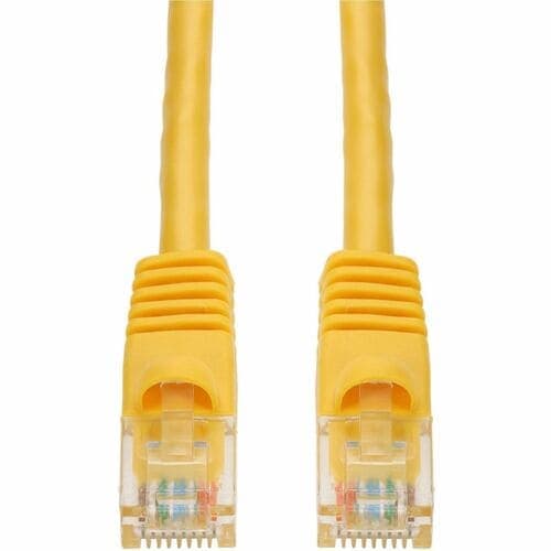 4FT YELLOW CAT5E UTP PVC SNAGLESS BUBBLE BOOT PATCH CBL