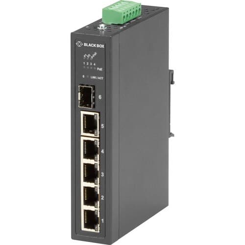 6P FAST ETH IND SW POE+ 1