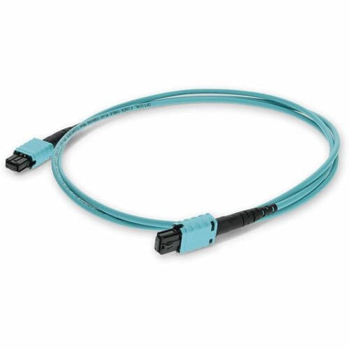 MPO F/F PATCH CBL 2M AQUA OM4 RISER FIBER