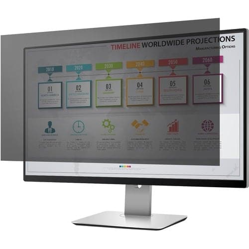 PRIVACYVIEW FILTER STD 23IN WIDE MONITOR- UNFRAMED BLACK