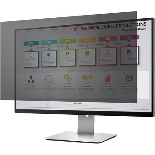 PRIVACYVIEW FILTER STD 23.6IN WIDE MONITOR-UNFRAMED BLACK