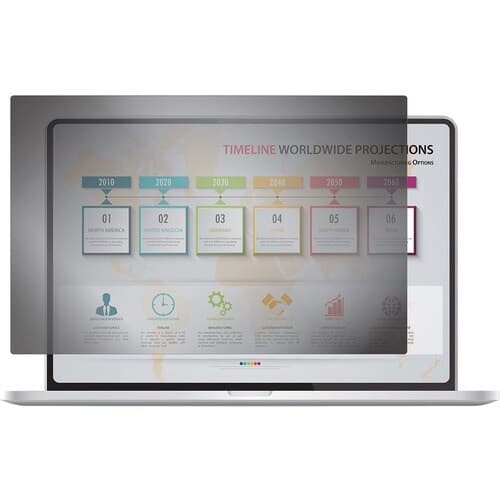 PRIVACYVIEW FILTER WIDE 14IN 16:9 LAPTOP UNFRAMED BLACK