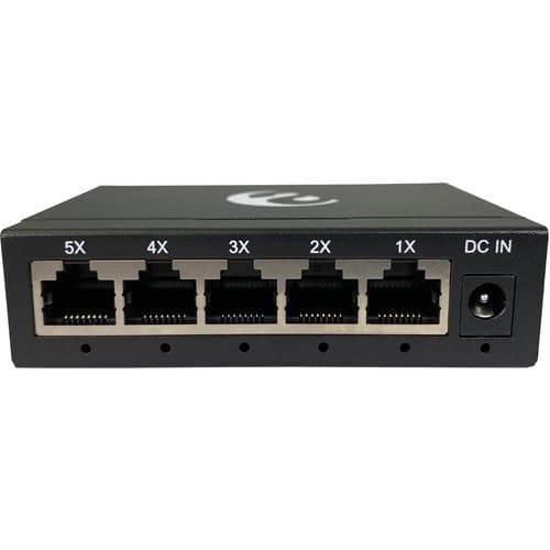 5PORT GIG ETHERNET SWITCH METAL CAPACITY 10GBPS MDI/MDIX WALL MNT