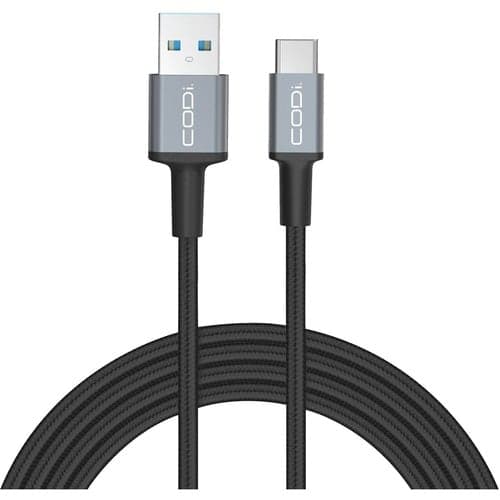 6 USB TO USBC CHARGE/SYNC CBL BRAIDED NYLON SUPPORTS FAST CHG