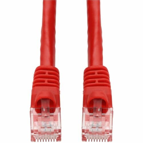 2FT RED CAT6 UTP PVC SNAGLESS BUBBLE BOOT PATCH CBL
