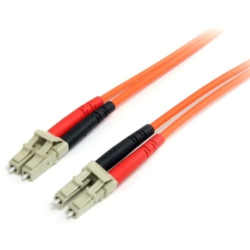 1M MULTIMODE FIBER OPTIC CABLE OM1 LC/LC 10G LSZH FIBER CABLE