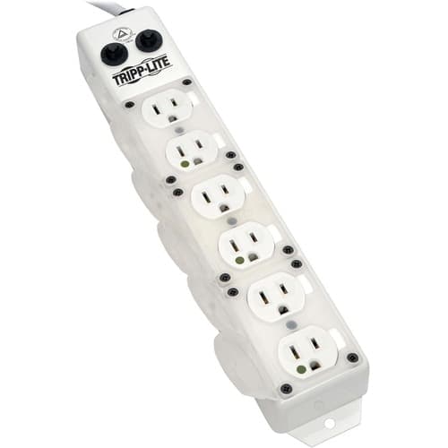 POWER STRIP MEDICAL 6OUT UL1363 120V 15FT RIGHT ANGLE CORD