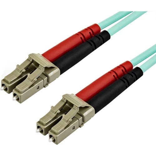 15M MULTIMODE FIBER OPTIC CABLE OM3 LC/LC 50/125 LSZH FIBER CABLE