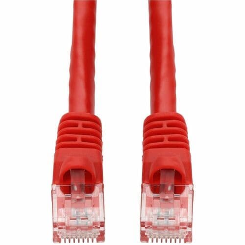 15FT RED CAT6 UTP PVC SNAGLESS BUBBLE BOOT PATCH CBL