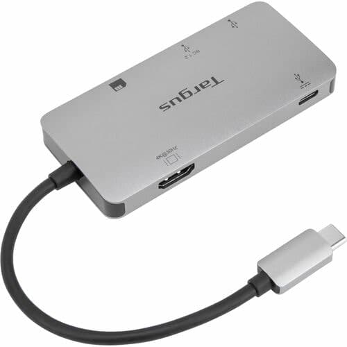USB C MULTIPORT SINGLE VIDEO ADAPT  CARD READER W/ 100W PD PASS