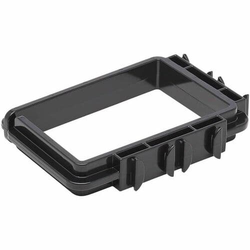 CABLE MANAGEMENT D-RINGS RACK ENCLOSURES BUTTON MOUNT 3X4IN 12PK