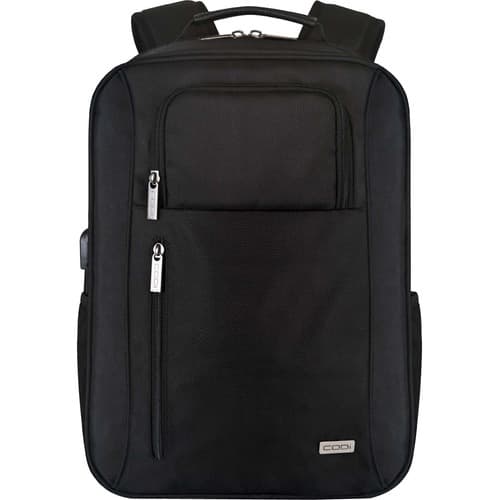 17.3IN BLACK MAGNA  BACKPACK W/ EXTERIOR USB CHARGING PORT