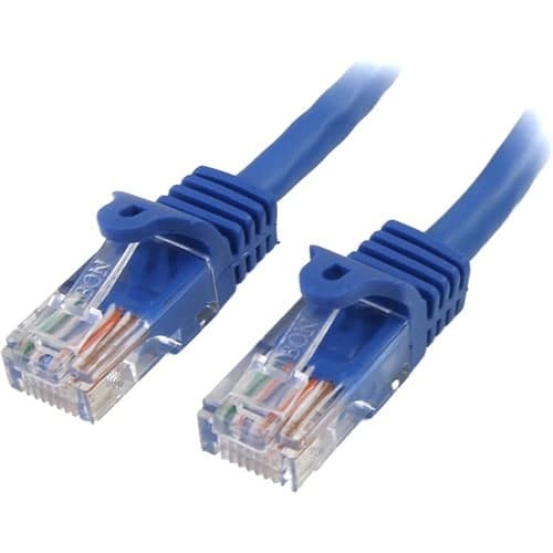 7FT BLUE CAT5E CABLE SNAGLESS ETHERNET CABLE GIGABIT LAN RJ45