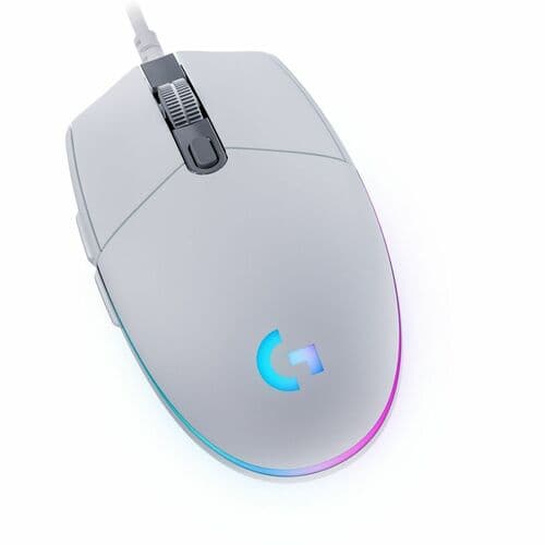 G203 LIGHTSYNC GAME MOUSE WHITE NEW LOGI G WIRED GAMING MOUSE