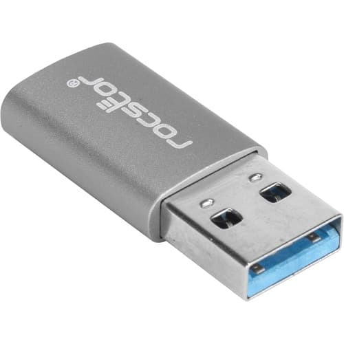USB MALE TO USB-C FEMALE ADAP USB 3.0 TYPE-A MALE-USB TYPE-C GREY