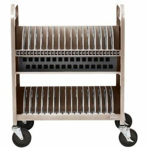CUBE TRANSPORT CART 30-UNIT AC POWER CHAMPAGNE